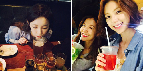 사진출처｜강민경·박수진 인스타그램