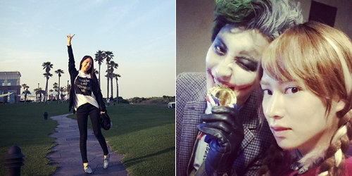 사진출처｜보아·찬열 인스타그램