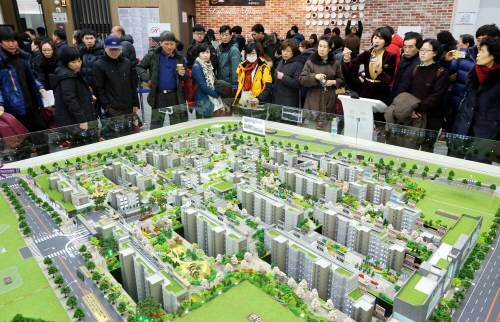 지난 1월 분양한 현대 힐스테이트 마스터 견본주택 (자료:동아일보DB)