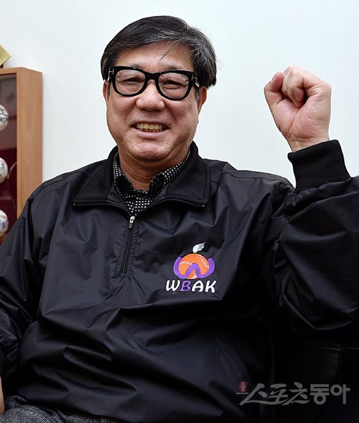 한국 여자야구연맹 정진구 회장. 스포츠동아DB