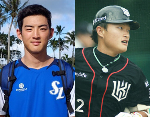 삼성 구자욱-kt 안중열(오른쪽). 사진｜동아닷컴DB·kt 위즈