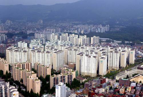 송파구 일대 아파트타운 (자료:동아일보DB)