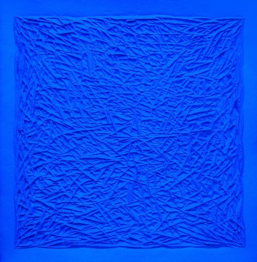 융합. 88.0x 88.0 korean paper, acrylic on canvas.2015