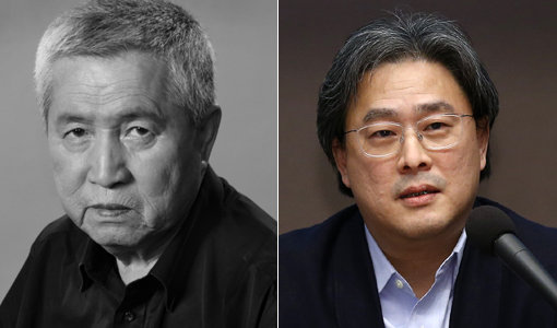 영화감독 임권택-박찬욱(오른쪽). 사진｜명필름·동아닷컴DB