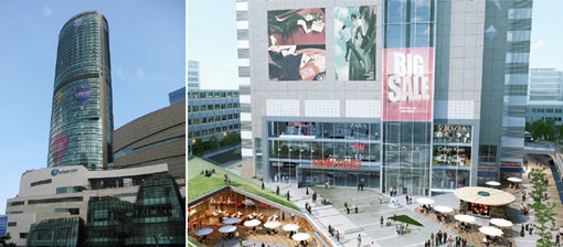 신도림 디큐브 백화점-동대문 케레스타(오른쪽).