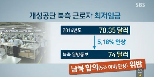 개성공단 기업 대표단(출처=SBS)