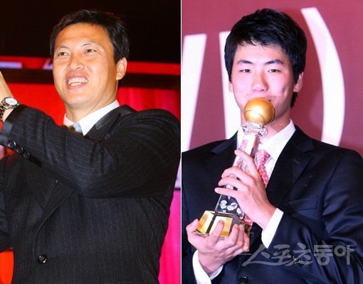 이운재-김광현(오른쪽). 스포츠동아DB