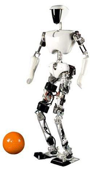 데니스 홍 교수가 개발한 미국 최초의 휴머노이드 로봇 ‘찰리’.