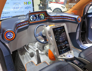 인공지능 차량 ‘버디’의 내부 모습. 린스피드 제공