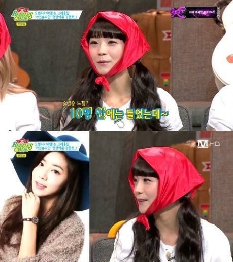 크레용팝. 사진=M.net ‘비틀즈코드3D’ 방송화면 캡쳐