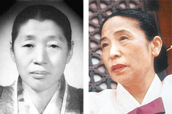 가야금병창의 박귀희 선생(왼쪽)과 판소리의 김소희 명창. 네 살 위인 김소희 명창은 1995년에, 박귀희 선생은 1993년에 타계했다. 동아일보 DB