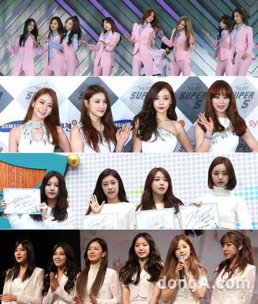 걸그룹 강자들이 잇따라 돌아온다. 4월 소녀시대의 싱글을 시작으로 5월 카라와 걸스데이, 에이핑크가 경쟁구도를 펼칠 예정이다(맨 위쪽부터). 동아닷컴DB