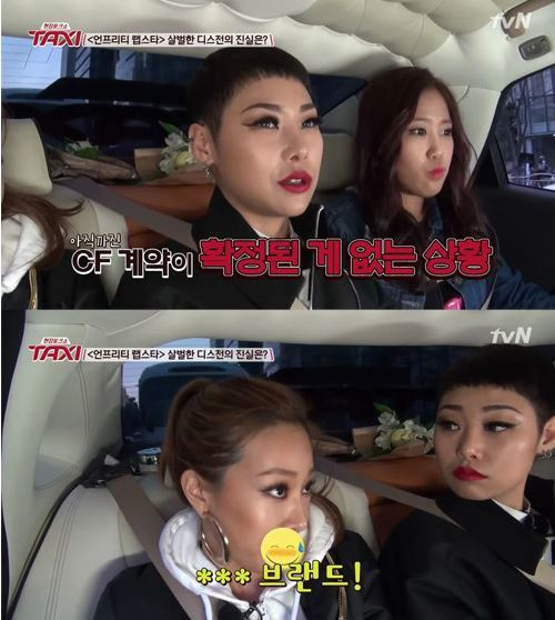 택시 제시 치타 육지담. 사진=tvN ‘현장토크쇼 택시’ 방송 화면 캡쳐