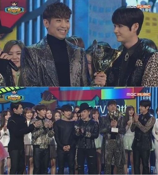 신화 표적. 사진=MBC MUSIC ‘쇼! 챔피언’ 방송화면 캡쳐