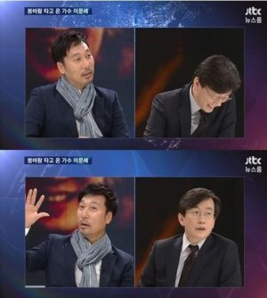 ‘이문세 손석희’ 출처= JTBC ‘뉴스룸’ 캡처
