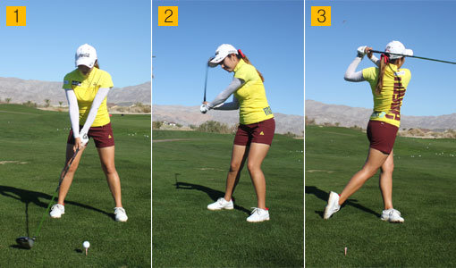 1. 백스윙이 시작될 때 머리 고정에 신경을 쓰면 오히려 상체 회전의 방해를 줄 수 있다. 자연스러운 움직임을 느끼는 게 오히려 부드러운 스윙에 도움을 준다. 2. 다운스윙 때는 엉덩이의 움직임을 느껴야 한다. 다운스윙의 시작은 손이 아니라 엉덩이다. 3. 스윙 중 체중 이동을 발끝으로 직접 느끼는 것도 좋은 습관이다. 어드레스에서는 오른발에 6, 왼발에 4, 피니시에서는 오른발에 1, 왼발에 9의 체중이 실려 있어야 한다.