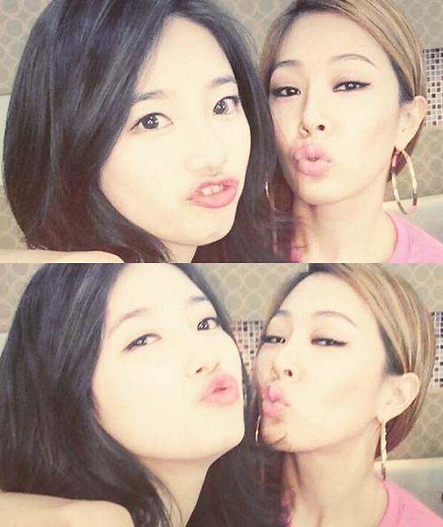 박진영 어머님이 누구니 수지. 사진 = 제시 인스타그램