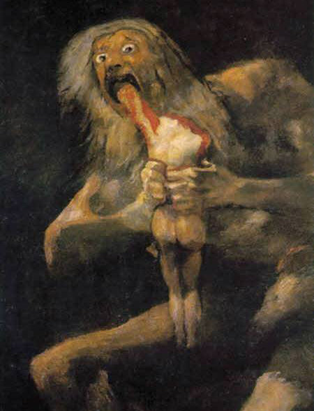 고야의 그림 ‘아들을 먹어치우는 사투르누스’