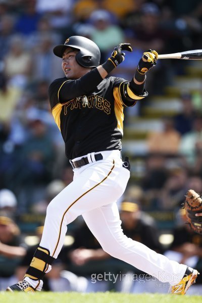 강정호 3타점 2루타. 사진=ⓒGettyimages멀티비츠