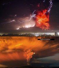 칼부코 화산 폭발
