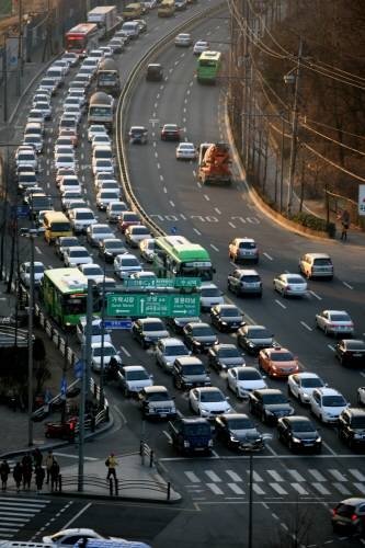 서울 시내 차량 평균 통행속도. 사진 = 동아DB