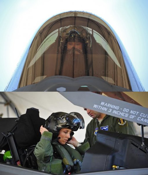 미국 공군 첫 F-35 여성 조종사. 사진=U.S. Air Force