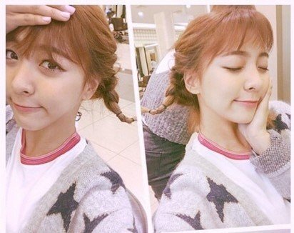 황금락카 두통썼네 정체 루나. 사진=루나SNS