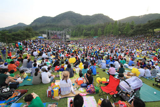 2014년 서월밸리 그린콘서트 전경. 사진제공｜서원밸리 골프장