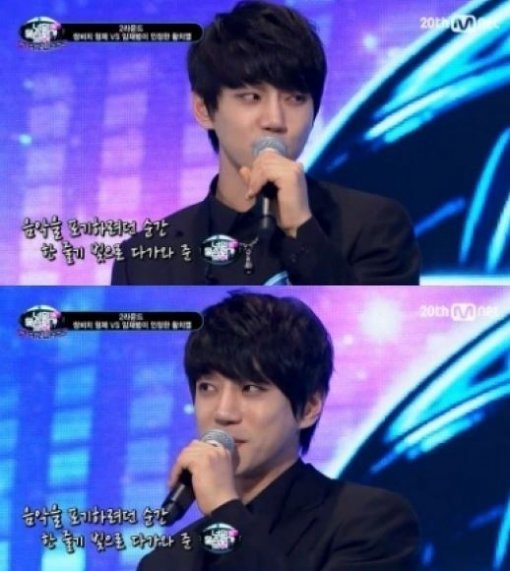 너의 목소리가 보여 황치열. 사진=M.net ‘너의 목소리가 보여’ 방송화면 캡쳐