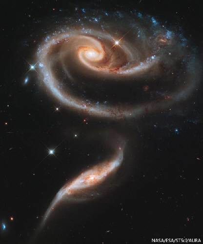 은하의 사인 단서 발견. 사진=NASA 제공