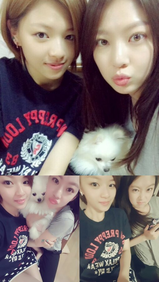 식스틴 정연 공승연. 사진=JYP엔터테인먼트 SNS