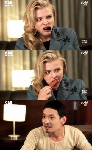 SNL 클로이 모레츠 (사진=tvN 'SNL 코리아6' 캡처)