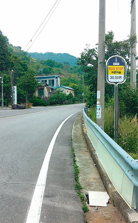 광양시는 22, 23일 진상면 비촌마을 앞 도로에서 새끼 두꺼비들의 로드 킬을 막기 위해 가드레일 밑에 높이 50cm, 길이 80m 정도의 조립식 패널을 설치했다. 광양만녹색연합 제공