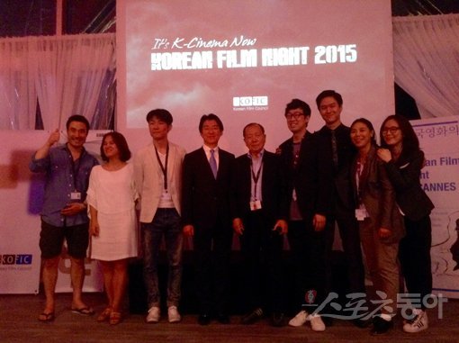 지난 18일 영화 진흥 위원회 주최로 칸에서 열린 ‘한국영화의 밤’ 행사 모습. 칸(프랑스)｜이해리 기자 gofl1024@donga.com