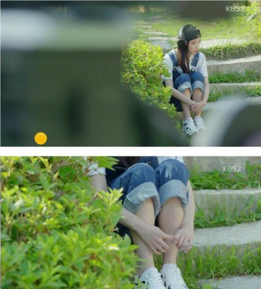 KBS 드라마 ‘프로듀사’의 아이유. 사진출처｜KBS 드라마 ‘프로듀사’ 화면 캡쳐