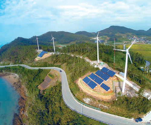 ‘에너지 자립섬’ 프로젝트가 진행되는 전남 진도군 가사도.
