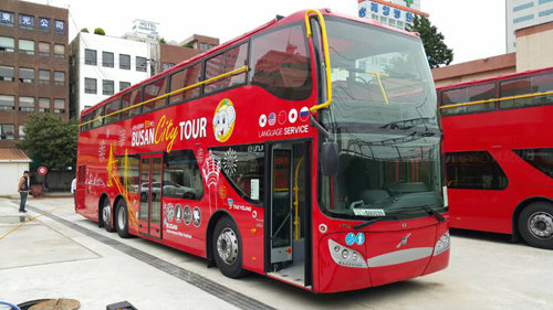 민간업체인 (주)태영이 다음 달부터 운행하는2층 시티투어버스. 부산시 제공