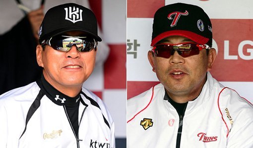 KT 조범현 감독-LG 양상문 감독(오른쪽). 스포츠동아DB