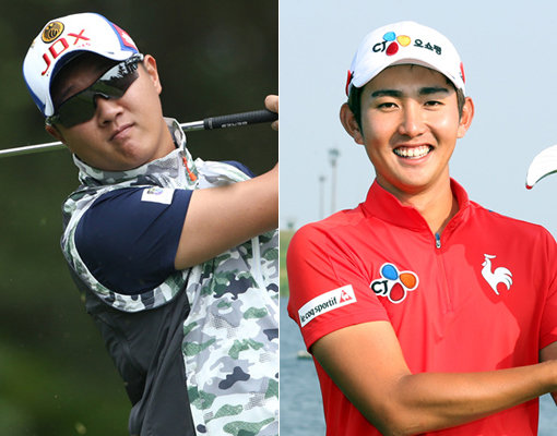 허인회-이수민(오른쪽). 사진제공｜KPGA