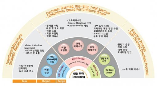 <HRD 전략 컨설팅 프레임>