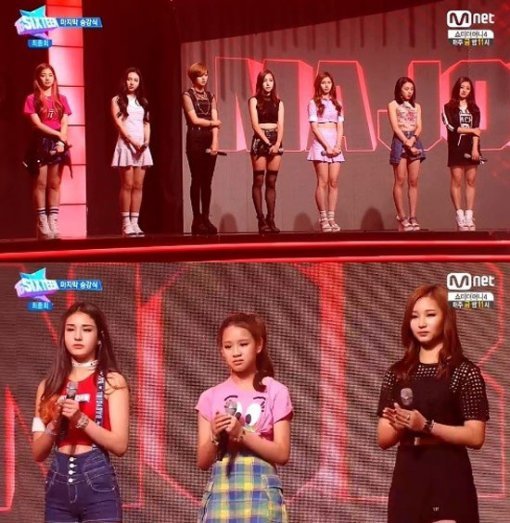 식스틴 트와이스. 사진 = Mnet 방송화면 캡처