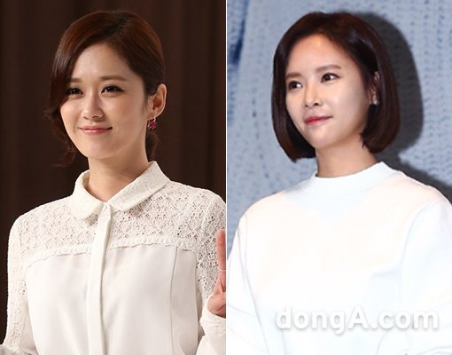 연기자 장나라-황정음(오른쪽). 동아닷컴DB