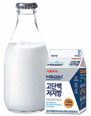 서울우유 ‘밀크랩 고단백 저지방 우유’