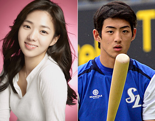 연기자 채수빈-야구선수 구자욱(오른쪽). 사진｜토인엔터테인먼트·스포츠동아DB