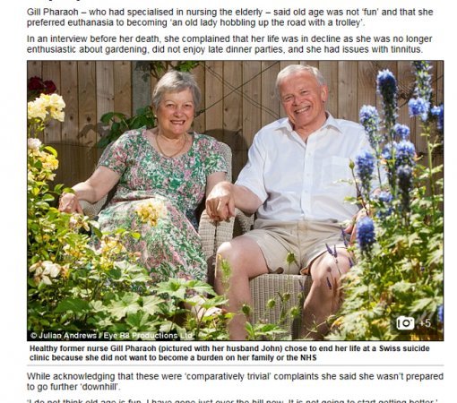 스위스서 안락사. 사진=데일리메일 홈페이지 캡쳐 이미지