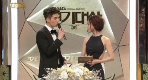 사진= 2012 ‘SBS 연기대상’ 캡처