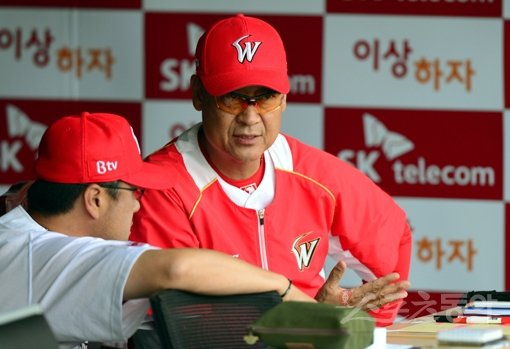 SK 김용희 감독. 스포츠동아DB