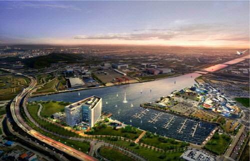 사진 = 호텔 마리나베이 코업스위트 항공 조감도