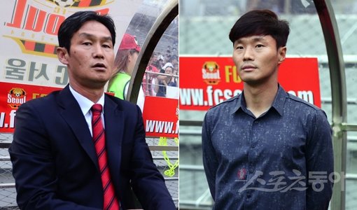 FC서울 최용수 감독-광주FC 남기일 감독(오른쪽). 스포츠동아DB