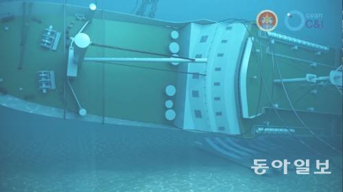 세월호 인양 첫 수중조사. 사진=동아일보 DB